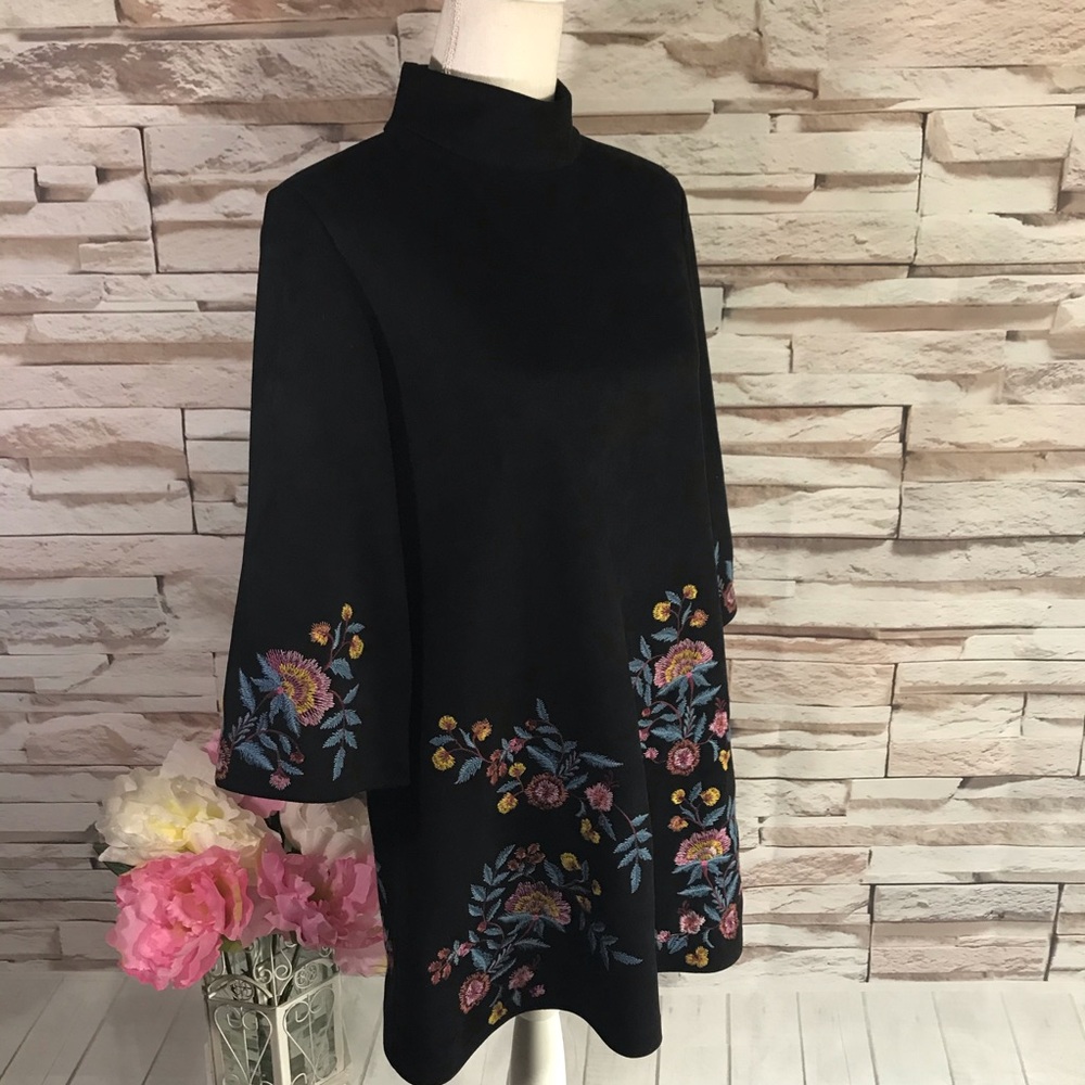 Zara Saude Embroidered Mini Dress Sz M (P37) - Picture 7 of 8